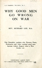 Why good men go wrong on war