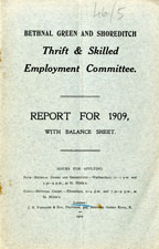 Report for 1909 with balance sheet