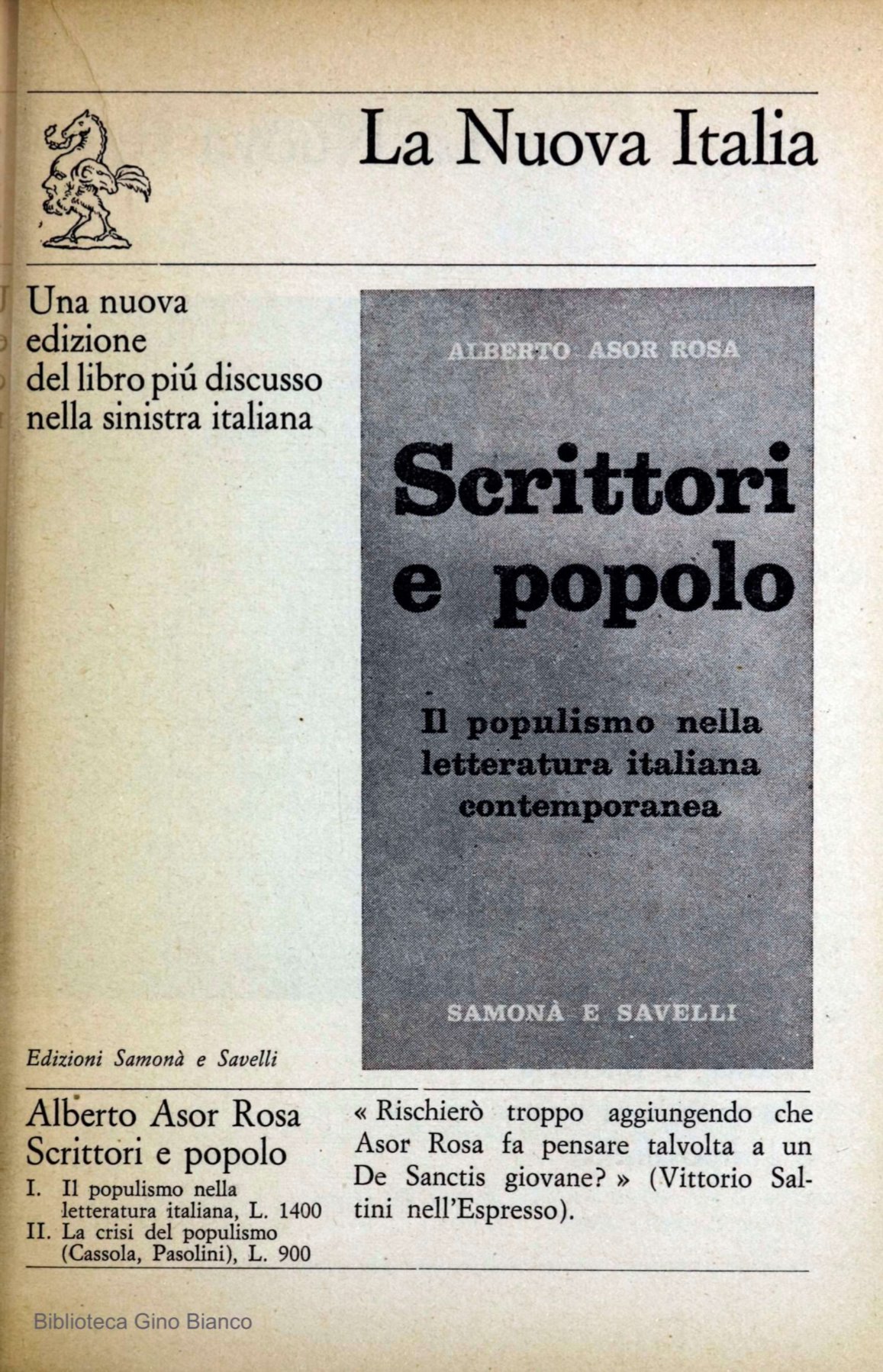 Quaderni Rossi - n. 6 - maggio-dicembre 1965