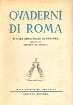 Quaderni di Roma