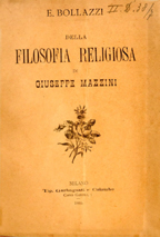 Della filosofia religiosa di Giuseppe Mazzini