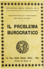 Il problema burocratico