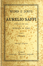 Ricordi e scritti di Aurelio Saffi, 1: 1819-1848
