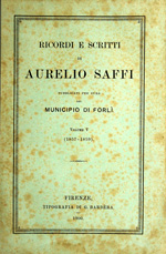 Ricordi e scritti di Aurelio Saffi, 5: 1857-1859