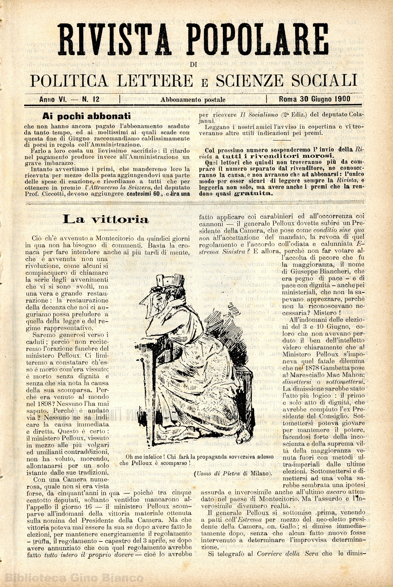 Rivista popolare di politica lettere e scienze sociali
