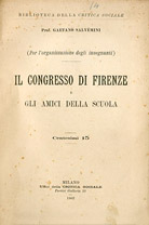Il Congresso di Firenze e gli amici della scuola