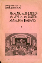 Resoconto del IIIÂ° Congresso d'Esilio del Partito socialista italiano