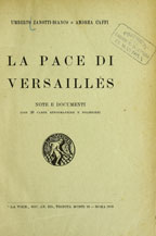 La pace di Versailles : note e documenti