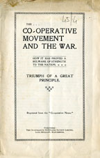 The co-operative movement and the War