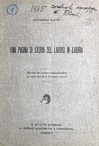 Una pagina di storia del lavoro in Liguria