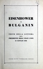 Eisenhower a Bulganin