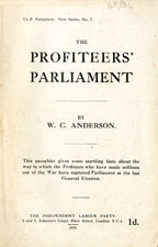 The Profiteers' Parliament